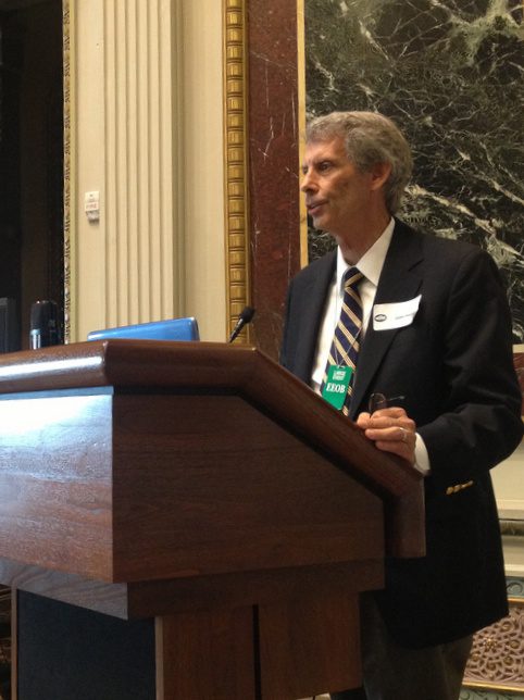 Professor John Hagan addresses the White House conference on August 20, 2013. (Photo credit: American Bar Foundation.) 