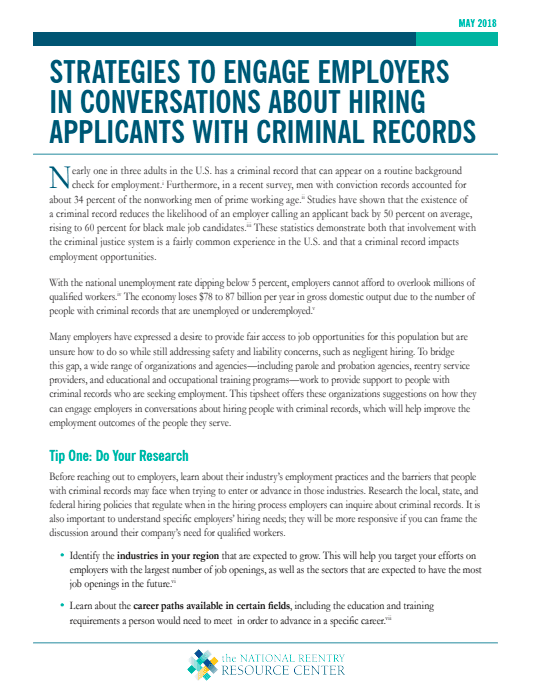 Strategies To Engage Employers In Conversations About Hiring Applicants ...