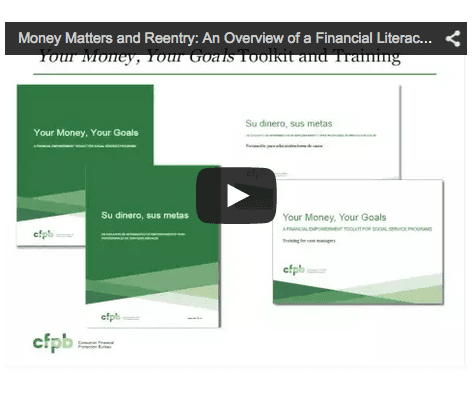 Money Matters and Reentry: An Overview of a Financial Literacy Toolkit ...