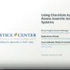 Image for: Using New Checklists to Assess Juvenile Justice Systems