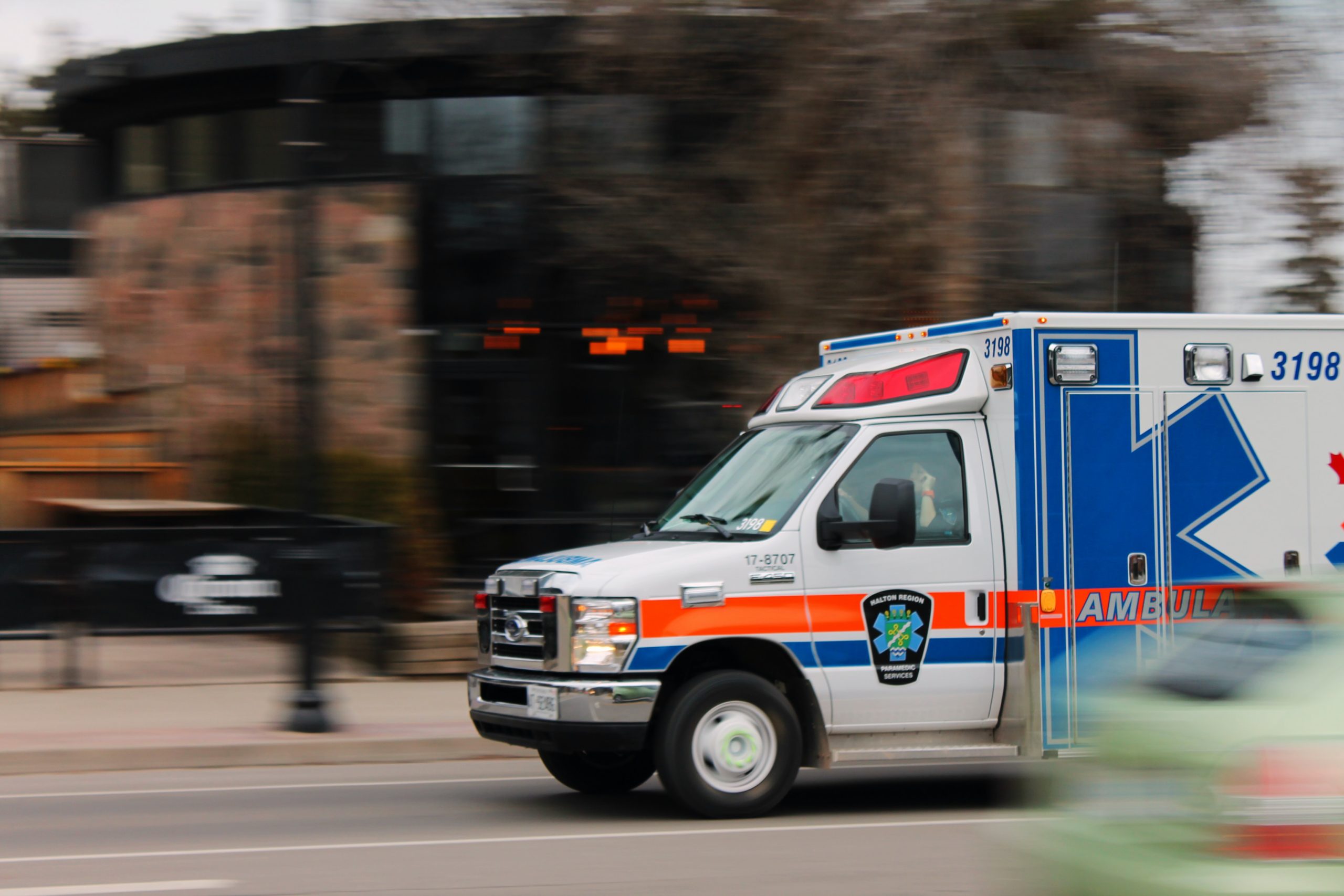 ambulance driving fast