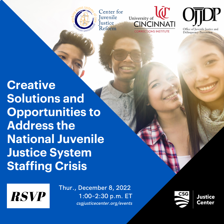 Creative Solutions and Opportunities to Address the National Juvenile