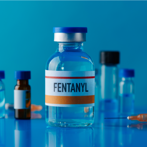 Bottle of fentanyl