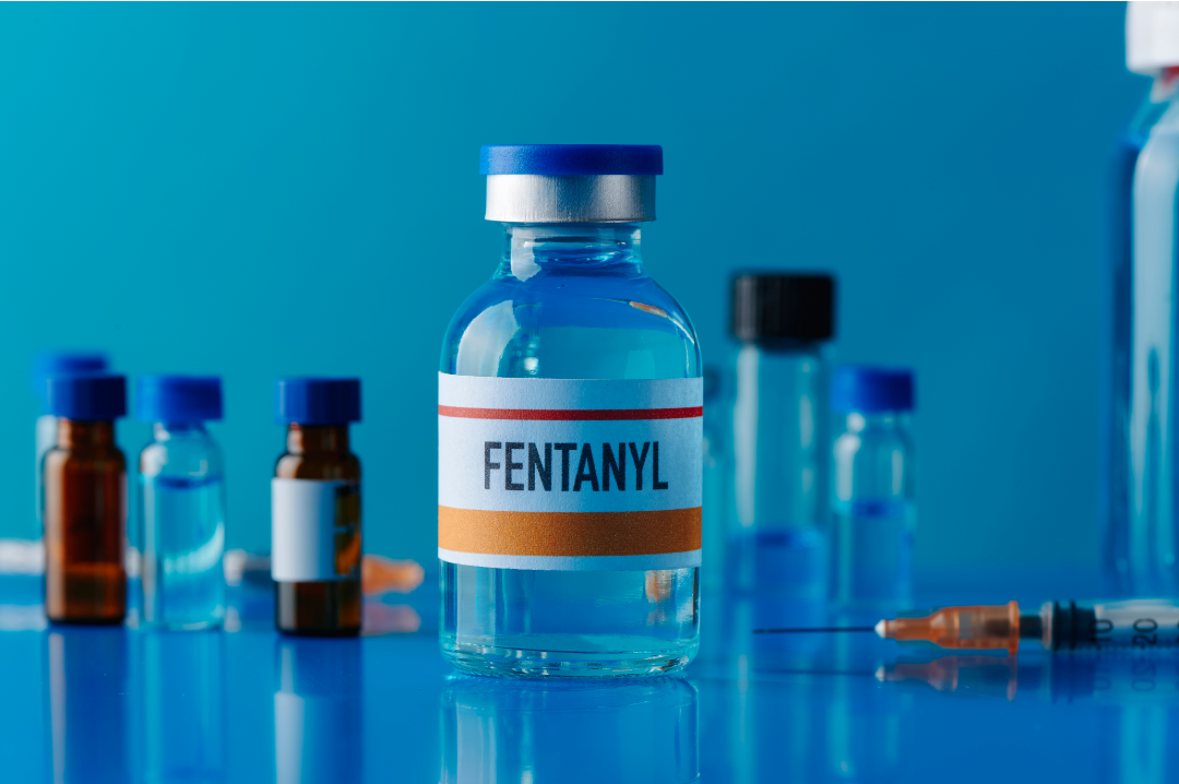 Bottle of fentanyl