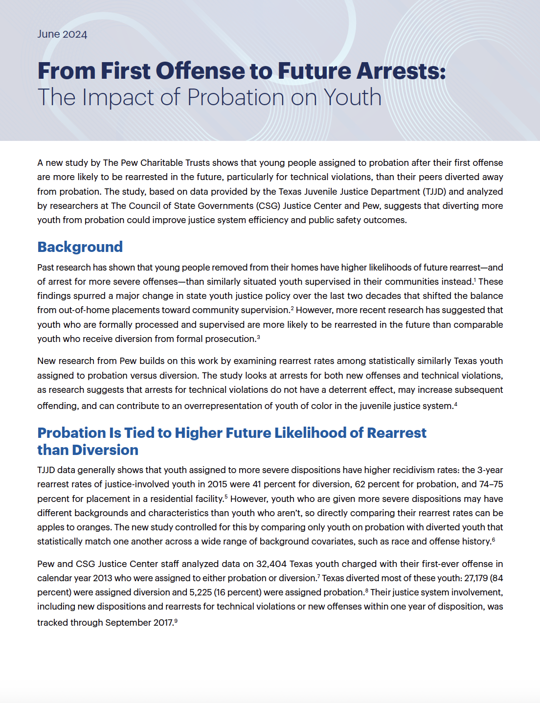 From First Offense To Future Arrests: The Impact Of Probation On Youth 