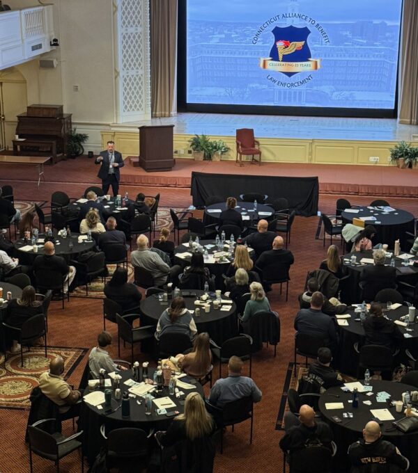 Conference room at law enforcement meeting